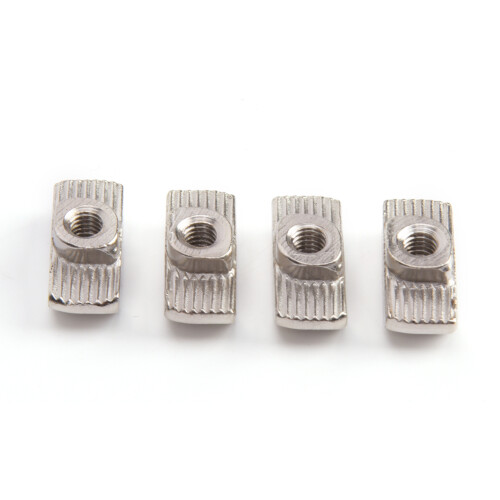 CNC Router Παξιμάδι υποδοχής T, παξιμάδι στερέωσης κεφαλής σφυριού Επινικελωμένο 2