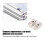CNC Router Παξιμάδι υποδοχής T, παξιμάδι στερέωσης κεφαλής σφυριού Επινικελωμένο 8