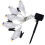 2Pcs Solar LED Robin String Lights White Acrylic for Garden Decor 1