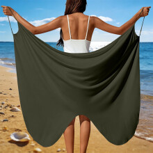 Women's Spaghetti Strap Wrap Dress Lightweight Beach