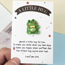 Pocket Hug Frog Valentine Gift for Kids, Thinking of You