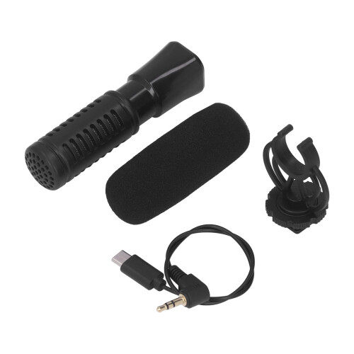 Μικρόφωνο τύπου Shotgun Plug and Play, Δεν απαιτείται μπαταρία Εύκολη εγκατάσταση για 2