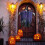 Διακόσμηση Σκελετών Halloween Animatronic με Ριχτή Ρόμπα και Φώτα LED με Ήχο που 4