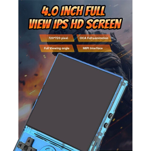 S600 Retro Game Console 128G Open Source Linux 4.0Inch IPS Screen Handheld Video Player with 18000+ Games 2
