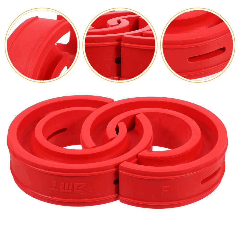 Worgeous 2Pcs Car Coil Spring Buffer Cushions Automotive Suspension Shock Absorbers Car Parts 9340959320752