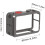 Rabbit Cage Protection Frame for  Action 5 Pro/4/3 Aluminium Alloy Protective Frame for  Action 5 Pro/4/3 9