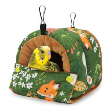 Bird Nest House Winter Warm Snuggle Hut Bird Bed Hanging Hammock for Parrots Budgies Parakeets Caique Cockatiels