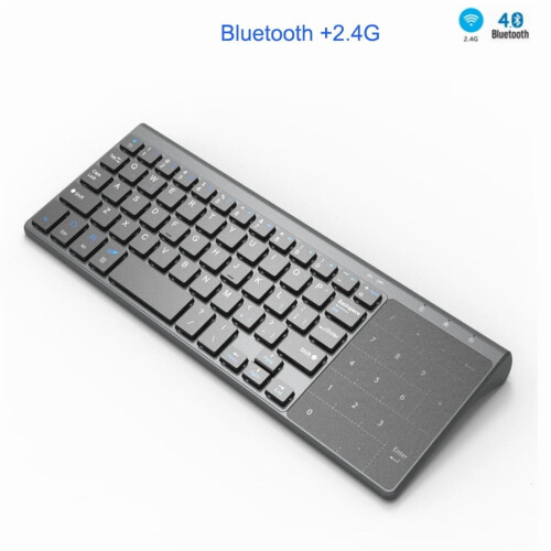2.4Ghz Wireless Keyboard with Touchpad Mouse Number Numeric Wireless Keypoard for Android Windows Devices