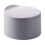 Simple Small Trash can Plastic Press Trash can with lid Trash can Desktop Small Trash can for Home use Practical (Grey) 1
