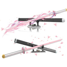 Demon Slayer Schwert-Bausets Cosplay Anime Tsuyuri Kanao Katana für Erwachsene, kompatibel mit Lego