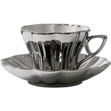 Ceramic Exquisite Bone China Coffee Cup Set with Plate Afternoon Tea Cup Vintage Milk Cup Tea Set 200ML Porcelain cup