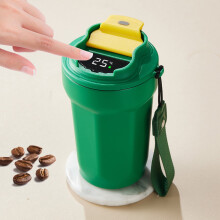 316 Rostfritt stål 500 ml vakuummugg, dubbelväggig isolerad tumbler med lock, halkfri botten – kompatibel med hem, kontor, bil, camping och