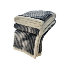 Queen Throw Blanket, 90x90 in, Double-Layer Thickened Lamb's Wool Milk Fleece – Cozy Bed & Nap Blanket