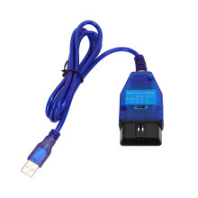 Programovací kábel USB do OBD2 s integrovaným čipom FTDI, diagnostický kábel podporuje komunikáciu K-Bus a protokoly DCAN prepínača K-Line,