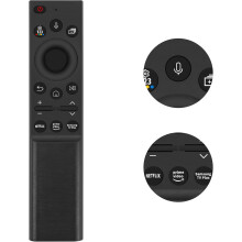 Τηλεχειριστήριο Universal Voice για Samsung Smart TV—Συμβατό με τηλεοράσεις Crystal Curved Frame UHD Neo,