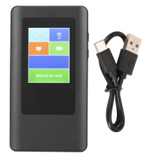 WiFi6Network Connection Device With5G Compatibility And Secure Browsing Features Featuring SIM Card Slot And Battery Powered Portability For