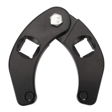 Hydraulic Cylinder Maintenance Tool Fully Adjustable Gland Nut Wrench Reversible Pin Design Universal Fit Works With Breaker Bar Sturdy And Durable