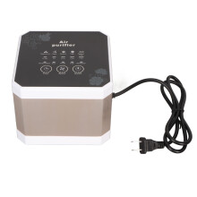 Mini purificator de aer pentru biroul de acasă, dimensiune portabilă, filtru de aer silențios cu filtru HEPA, 5 straturi, purificare multiplă și
