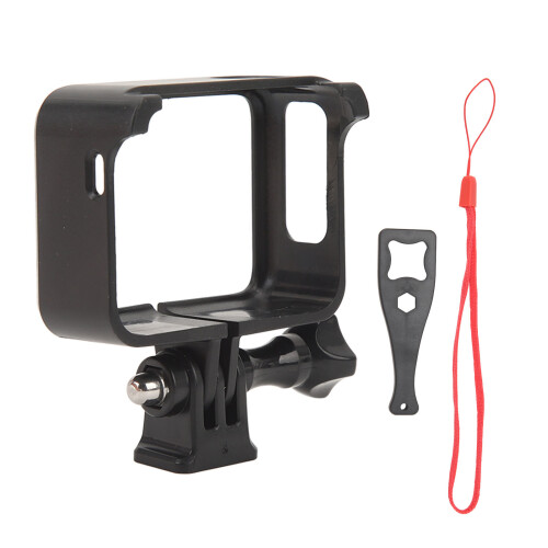 Full Time Access Frame Housing with Protective Shell Cage Mount for GoPro, Vertical Direction Mount and Wide Compatibility for Low Profile Design