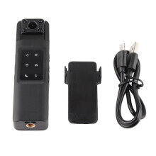 Compact Video Recorder With Motion Detection Mobile App Integration Night Vision180Degree Rotatable Lens And Large Capacity Battery For Continuous