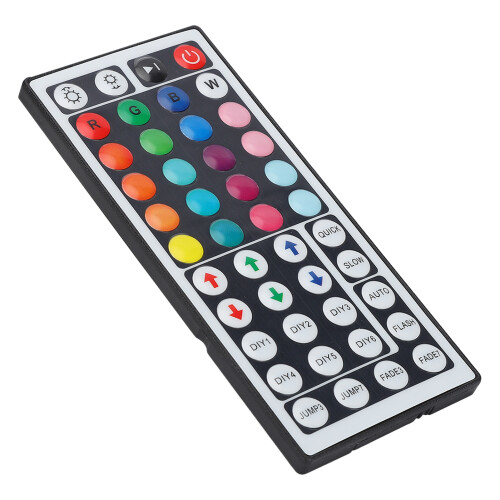 Τηλεχειριστήριο IR RGB ομαλής αλλαγής εισόδου DC για λωρίδες LED, τηλεχειριστήριο 44 2