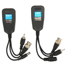 Balun video pasiv pentru transmisie HD pe distanțe lungi, adaptor BNC la RJ45, cu compatibilitate universală, izolare clară a buclei de masă
