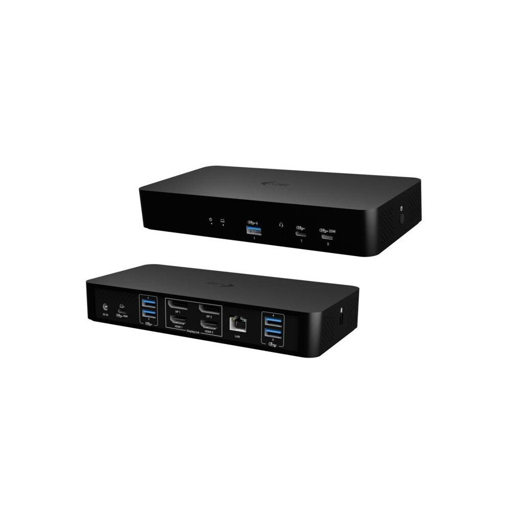 I-Tec - docking station - USB-C USB4 Thunderbolt 3 Thunderbolt 4 Thunderbolt 5 USB-A - 2 x HDMI 2 x DP - 1GbE - Bild 6