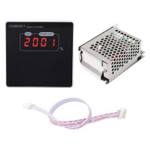 High Precision PWM Motor Controller with LED Display, Adjustable Speed Settings and User Friendly Design for Brushed Motor Applications