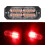 Vibration Resistant Emergency Strobe Lights Super Bright Amber Warning Flashing Patterns Waterproof Universal Fit Synchronized Lighting Durable Easy 5