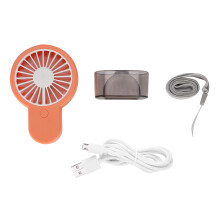 Travel Essentials Cooler for Urban Explorers, Portable Mini Fan USB Rechargeable Handheld Fan, Low Power Consumption Stylish Personal Fan, Adjustable