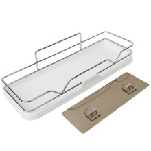 Adhesive Bathroom Storage For Rustproof Stainless Steel, Space-saving Corner Caddy No Drill For Large Capacity (High Quality)