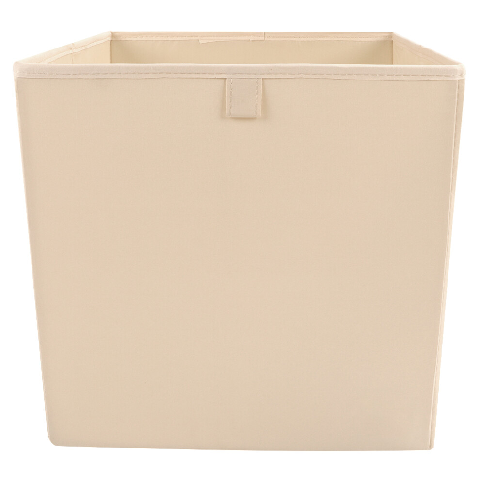 Neutral Color Decor Foldable Storage Cubes, Stylish Fabric Baskets For Multipurpose Household Storage, Organizing Bins For A Tidy Home 9425574299758