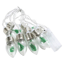 LED Snowflake String Lights, Waterproof Acrylic Bulbs Cast A Mesmerizing Glow Over Your Christmas Decor, 6.6FT Indoor Outdoor Lights Offer Versatile