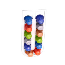 Space-Saving Coffee Pod Rack, Various Selection White Black Red Colors Available, Quality Materials, Wall-Mounted K-Cup Holder For Business Family