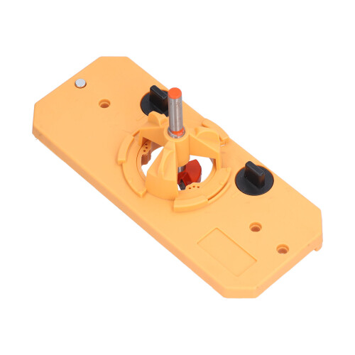 Concealed Hinge Jig For Woodworkers, Versatile Cabinet Hinge Jig Dust Vacuum Adapter Quick Clamp Design Adjustable Drill Depth Built In Dust Bracket 1