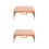 2Pcs Stable Orange Plastic Lap Desk for Bed Study and Work 9