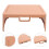 2Pcs Stable Orange Plastic Lap Desk for Bed Study and Work 11