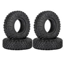 4 STUKS 85 MM 1.55 Inch Rubber Wiel Banden Band voor 1/10 RC Crawler Auto Axiale Jr RC4WD D90 TF2 CC01 LC70 MST
