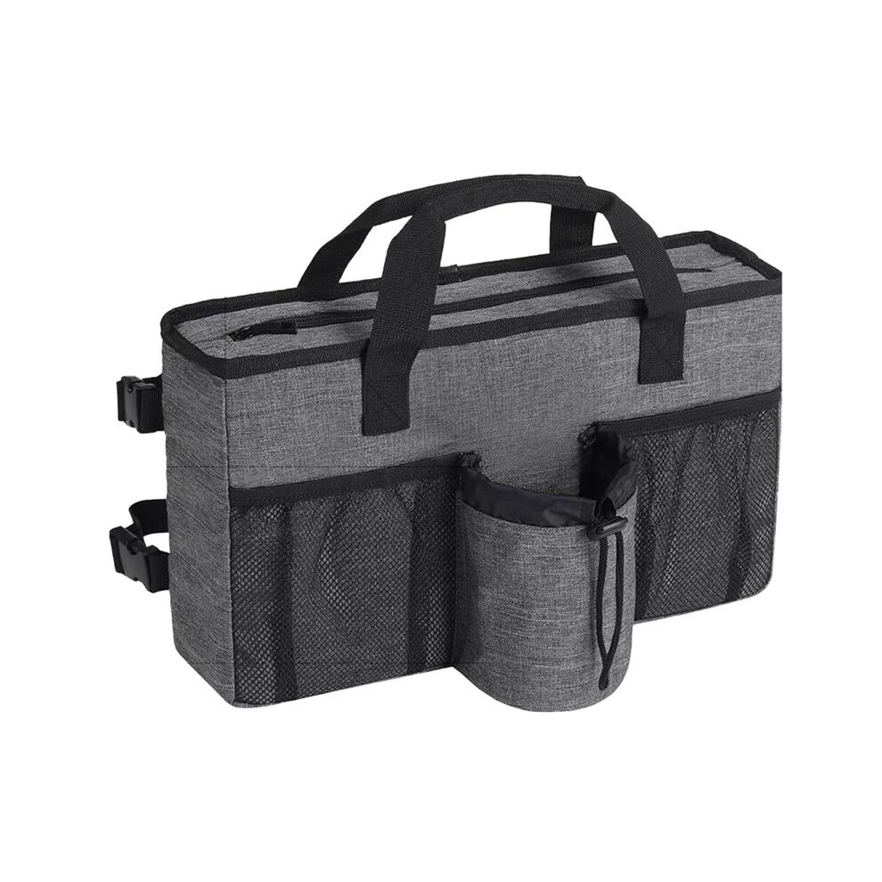 Foldable Walker Accessories with Cup Holder & Organizer Pouch