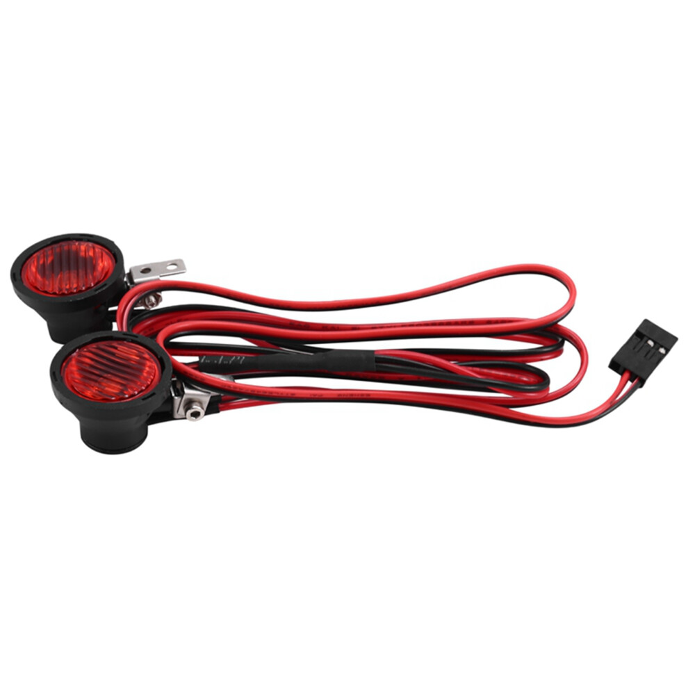 Led Lights Bright Headlights Spot For 1/10 Rc Crawler Car Trx4 Trx6 Axial Scx10 90046 Round 2Led Red/Light 4713012538305