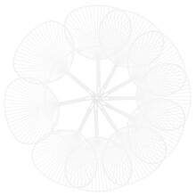 kit 10 unid leque japonês uchiwa estrutura para artesanato diy branco