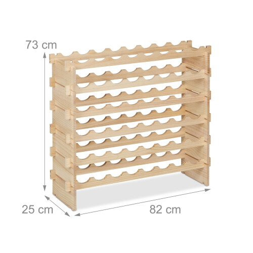 Stablebar vinstativ i tre for 48 flasker 2