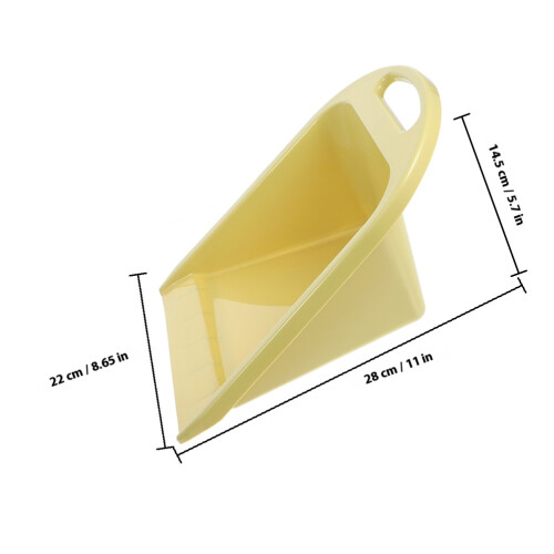 2Pcs PP Dustpan Small Handheld Trash Scoop for Home Cleaning 1