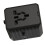 Πρίζα AC υψηλής ταχύτητας τύπου C με 2 θύρες USB C και 4 θύρες USB A, παγκόσμιος 8