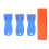 Hanging Design Plastic Razor Blade Scraper Ergonomic Curved Handle Strong Construction Lightweight Pocket Sized Multi Purpose Cleaning Scraper Tool 3