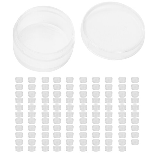 Small Items Storage Wide Usage Clear Storage Organizer Box Stackable Bead Organizer Transparent Container Premium PP Plastic Good Sealing Lightweight 2