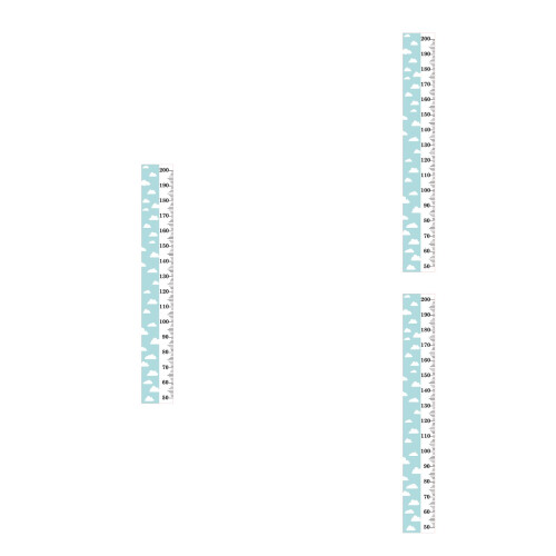 3St Kindergroeimeter Wandsticker Canvas Met Beugel 2