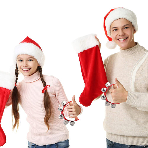 Sleigh Bells Αυθεντικό Μουσικό Όργανο με Ανθεκτική Κατασκευή, Πέντε Ατσάλινα 2