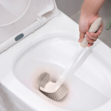 Escova de limpeza para vaso sanitário - Ergonômica, com cabo longo, 19,6 pol. x 1,96 pol.