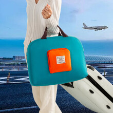 Borsa da viaggio pieghevole – Borsa per palestra, weekend e brevi viaggi, adatta al trasporto aereo, tracolla multiuso, 41 x 15 x 35 cm, per uomo e